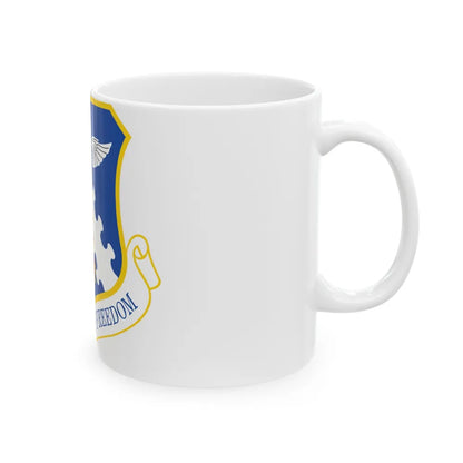 182d Airlift Wing insignia AFD 080128 056 (U.S. Air Force) White Coffee Mug-Go Mug Yourself