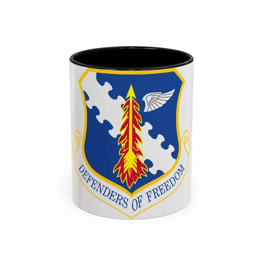182d Airlift Wing insignia AFD 080128 056 (U.S. Air Force) Accent Coffee Mug 11oz Black - Go Mug Yourself