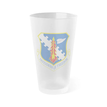 182d Airlift Wing insignia AFD 080128 056 (U.S. Air Force) Frosted Pint Glass 16oz 16oz Frosted - Go Mug Yourself