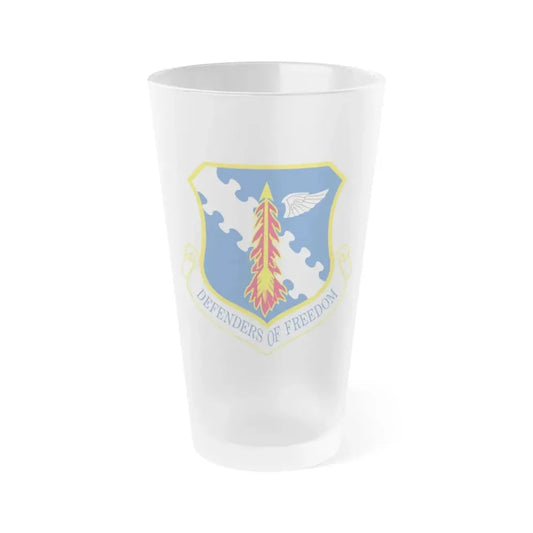 182d Airlift Wing insignia AFD 080128 056 (U.S. Air Force) Frosted Pint Glass 16oz 16oz Frosted - Go Mug Yourself