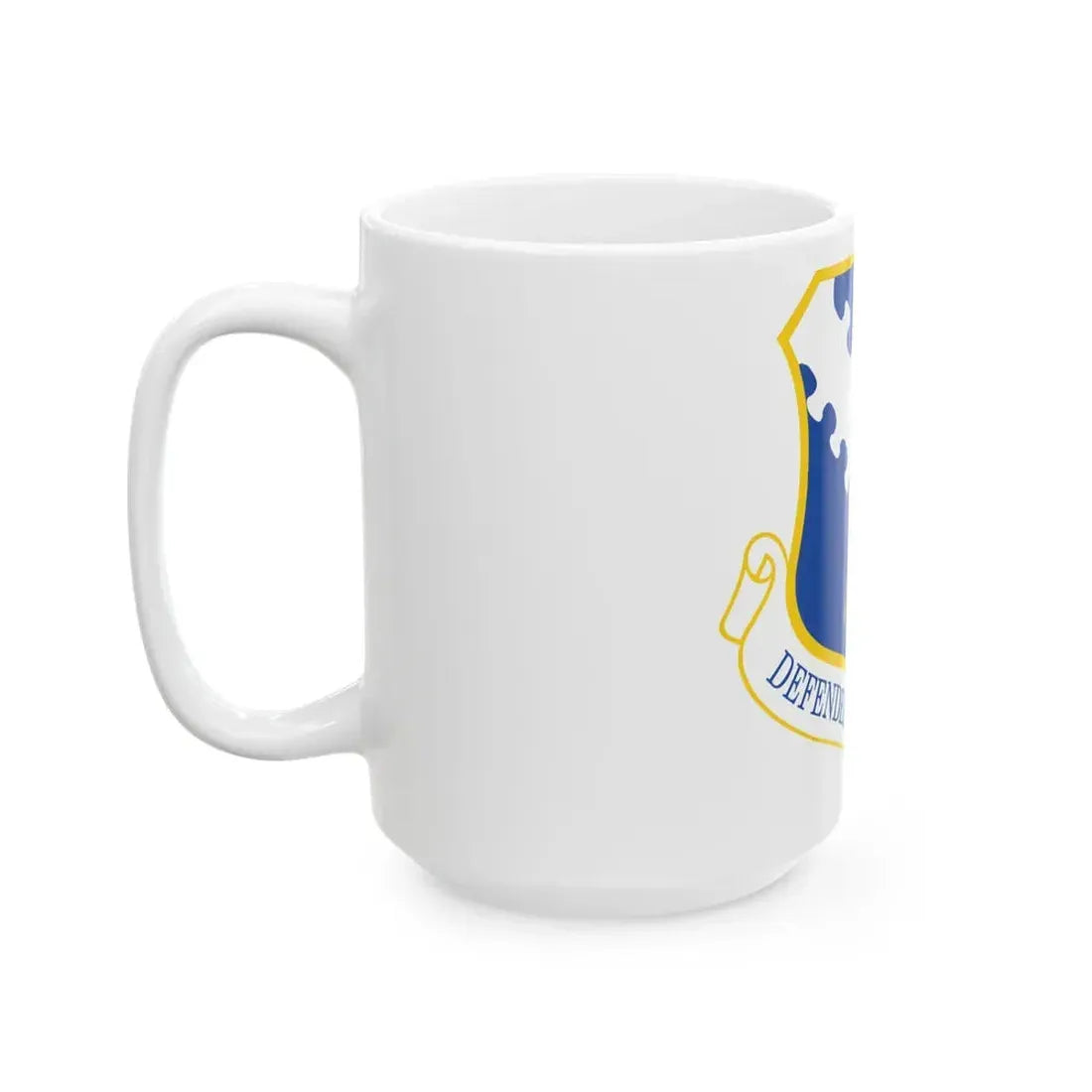182d Airlift Wing insignia AFD 080128 056 (U.S. Air Force) White Coffee Mug - Go Mug Yourself