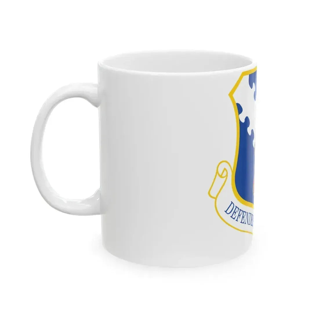 182d Airlift Wing insignia AFD 080128 056 (U.S. Air Force) White Coffee Mug - Go Mug Yourself