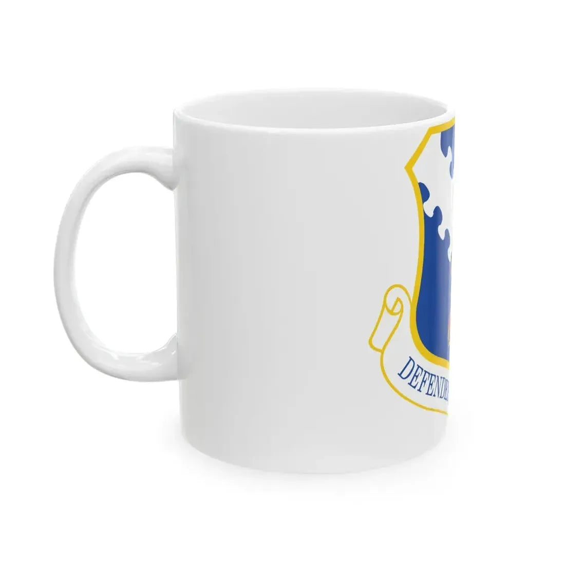 182d Airlift Wing insignia AFD 080128 056 (U.S. Air Force) White Coffee Mug - Go Mug Yourself
