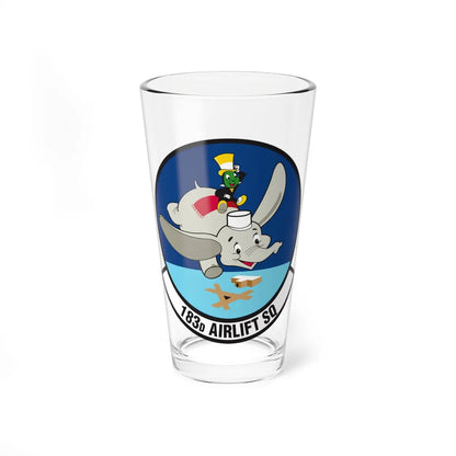 183 Airlift Squadron (U.S. Air Force) Pint Glass 16oz-16oz-Go Mug Yourself