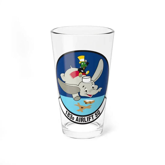183 Airlift Squadron (U.S. Air Force) Pint Glass 16oz 16oz - Go Mug Yourself