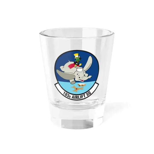 183 Airlift Squadron (U.S. Air Force) Shot Glass 1.5oz 1.5oz - Go Mug Yourself