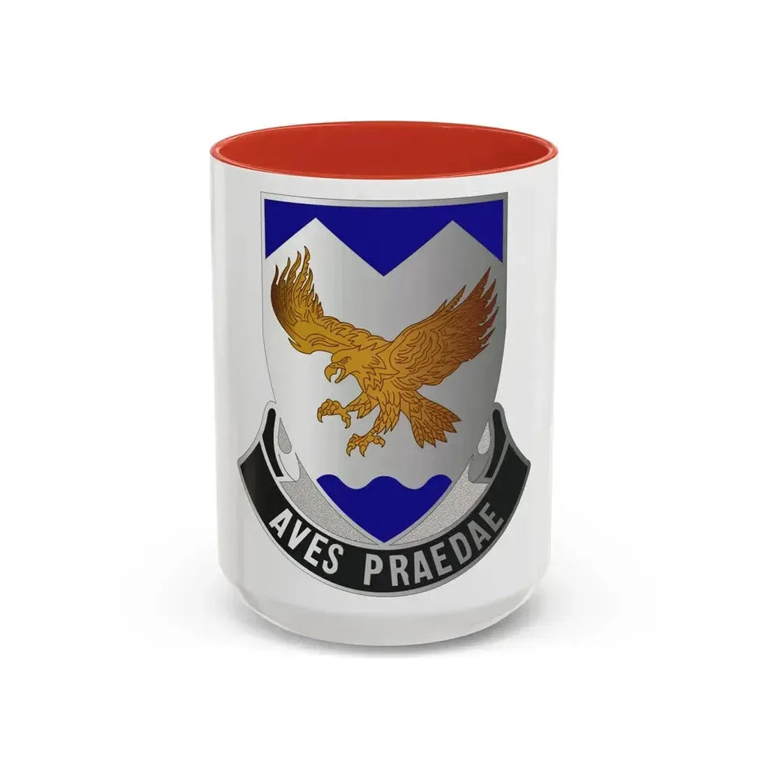 183 Aviation Regiment (U.S. Army) Accent Coffee Mug 15oz Red - Go Mug Yourself