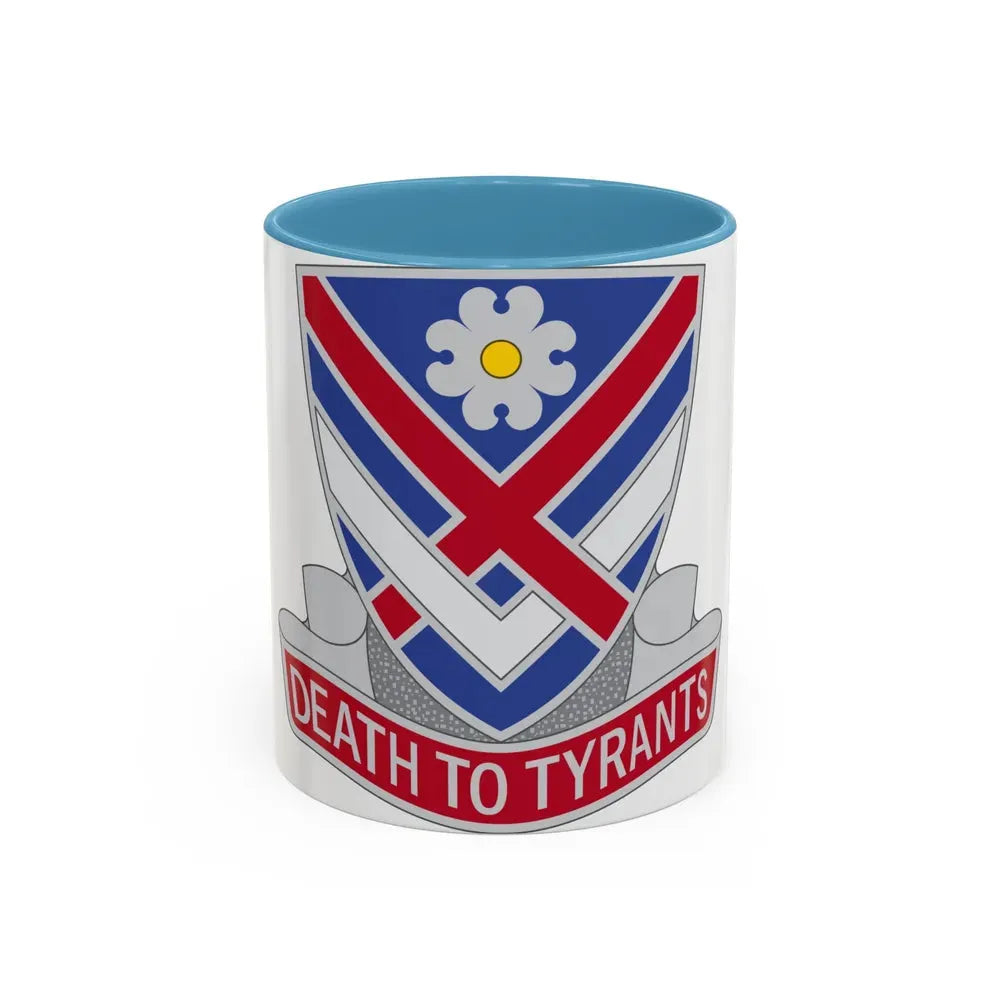 183 Cavalry Regiment (U.S. Army) Accent Coffee Mug 11oz Light Blue - Go Mug Yourself