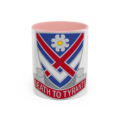 183 Cavalry Regiment (U.S. Army) Accent Coffee Mug 11oz Pink - Go Mug Yourself
