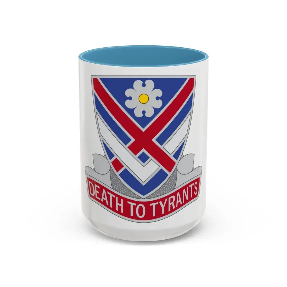 183 Cavalry Regiment (U.S. Army) Accent Coffee Mug 15oz Light Blue - Go Mug Yourself