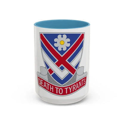 183 Cavalry Regiment (U.S. Army) Accent Coffee Mug 15oz Light Blue - Go Mug Yourself