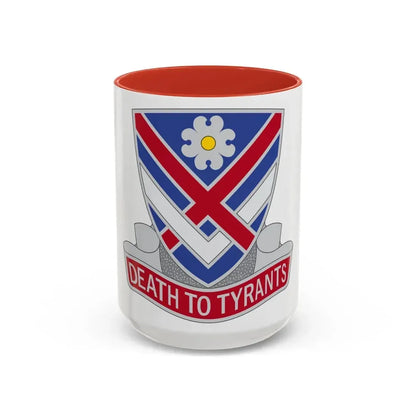 183 Cavalry Regiment (U.S. Army) Accent Coffee Mug 15oz Red - Go Mug Yourself