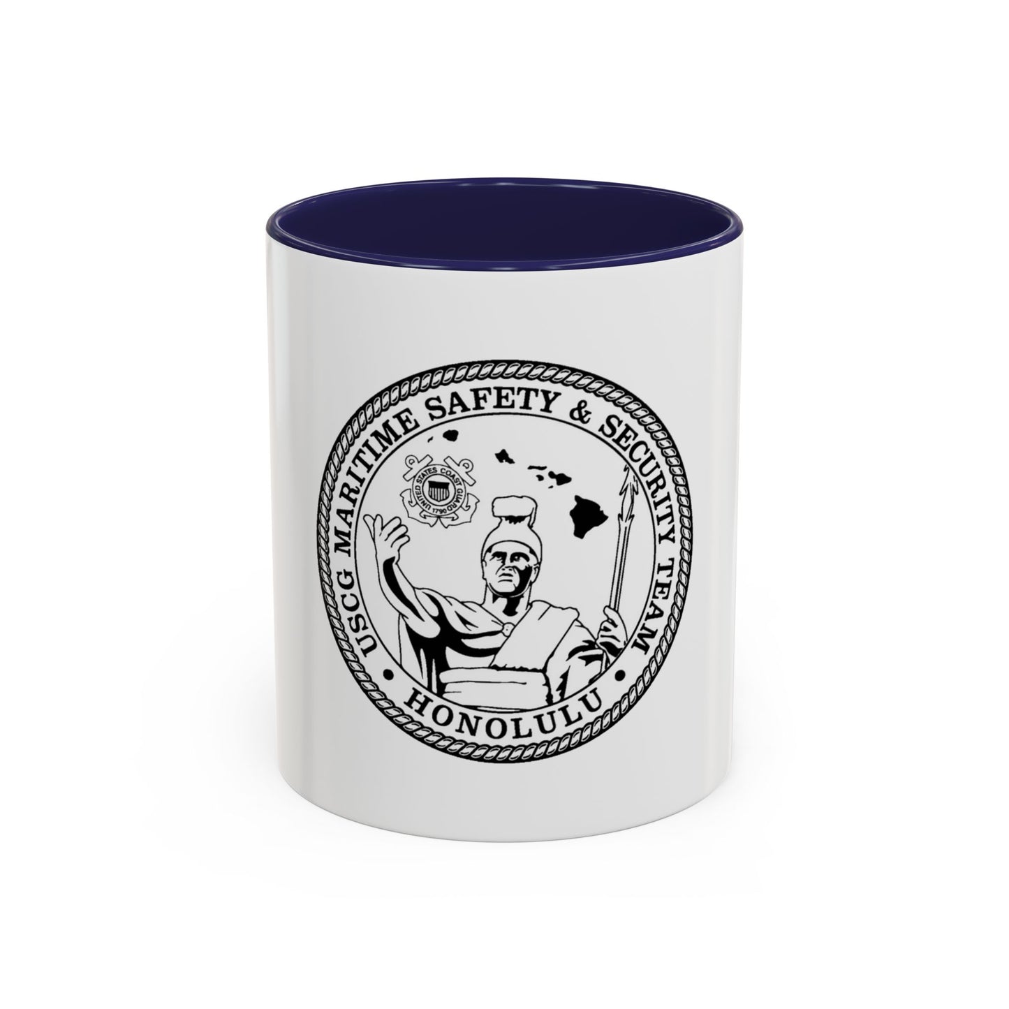 USCG MSST Honolulu (U.S. Coast Guard) Accent Coffee Mug