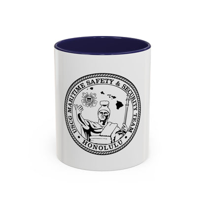 USCG MSST Honolulu (U.S. Coast Guard) Accent Coffee Mug