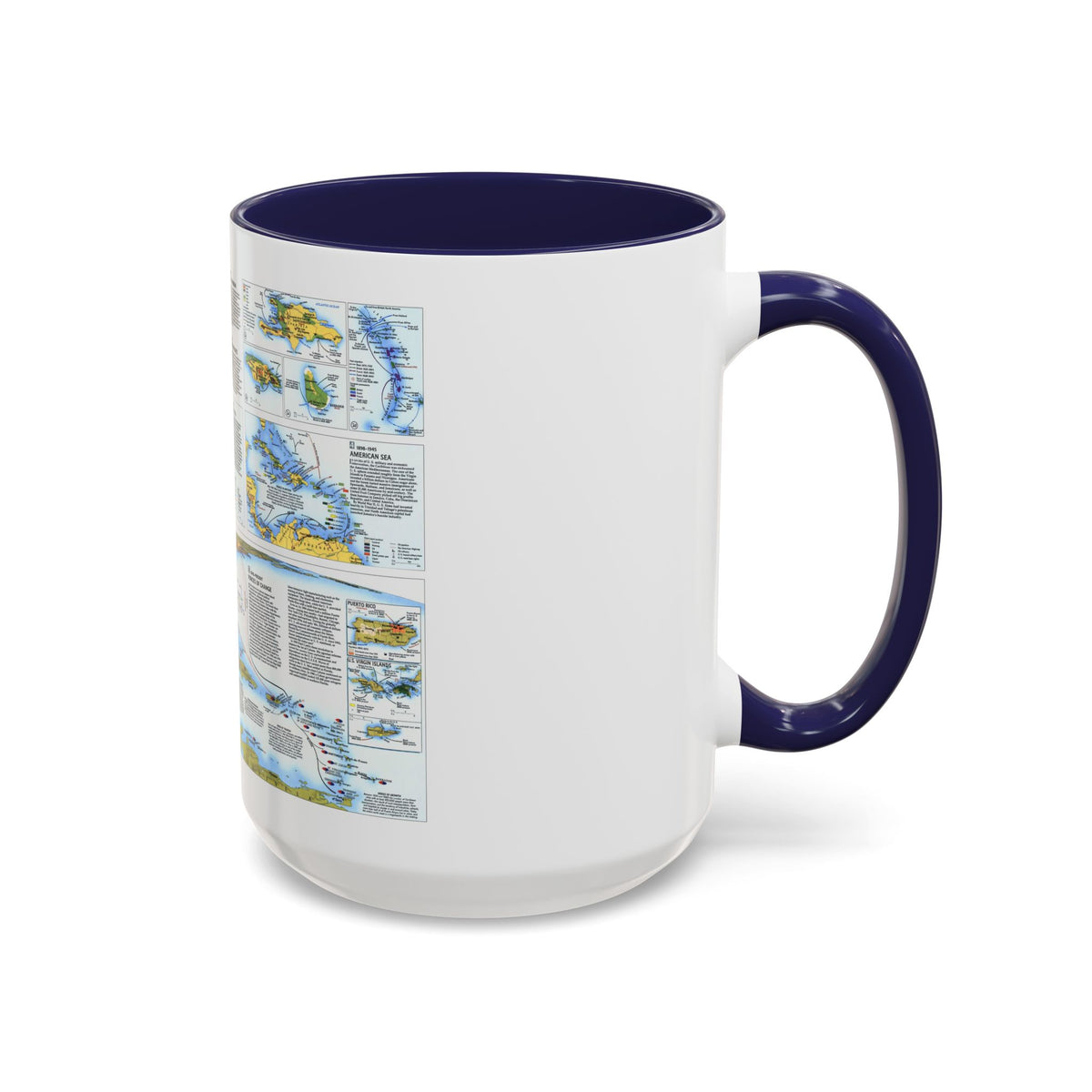 West Indies 2 (1987) (Map) Accent Coffee Mug