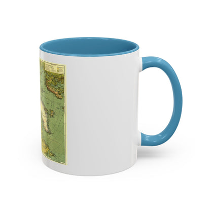 Arctic Regions (1925) (Map) Accent Coffee Mug