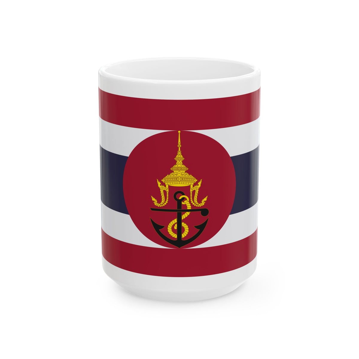 Ensign of the Harbour Department Siam 1917 (Cambodia) White Coffee Mug