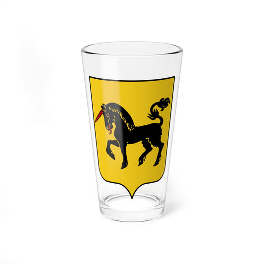 Coat of arms of Turkestan of the Russian Empire (Russia) (Coat of Arms) Pint Glass 16oz
