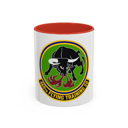 469 Flying Training Squadron AETC (U.S. Air Force) Accent Coffee Mug