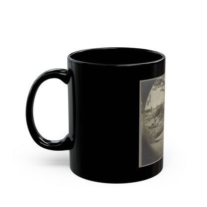Bombproof Quarters On The Lines In Front Of Petersburg, Va. Aug. 1864 (U.S. Civil War) Black Coffee Mug