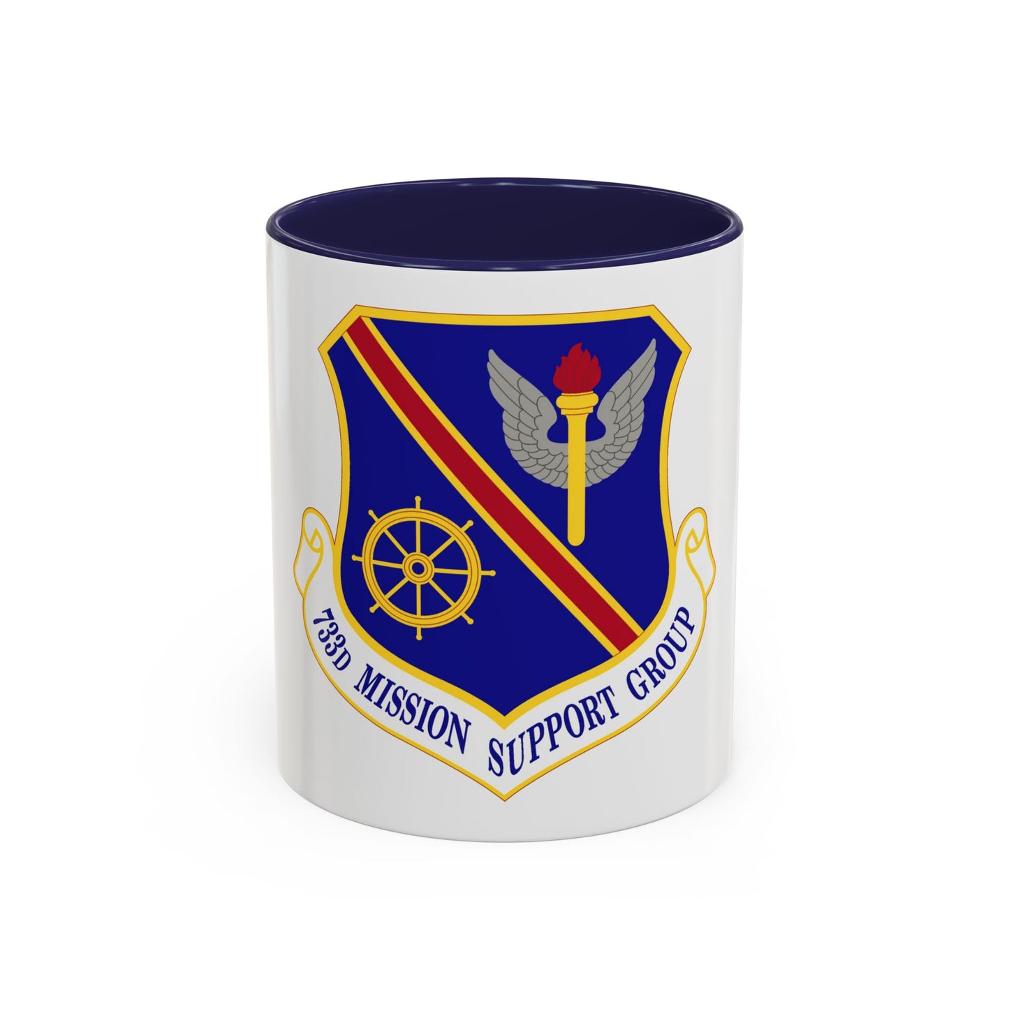 733d Mission Support Group (U.S. Air Force) Accent Coffee Mug