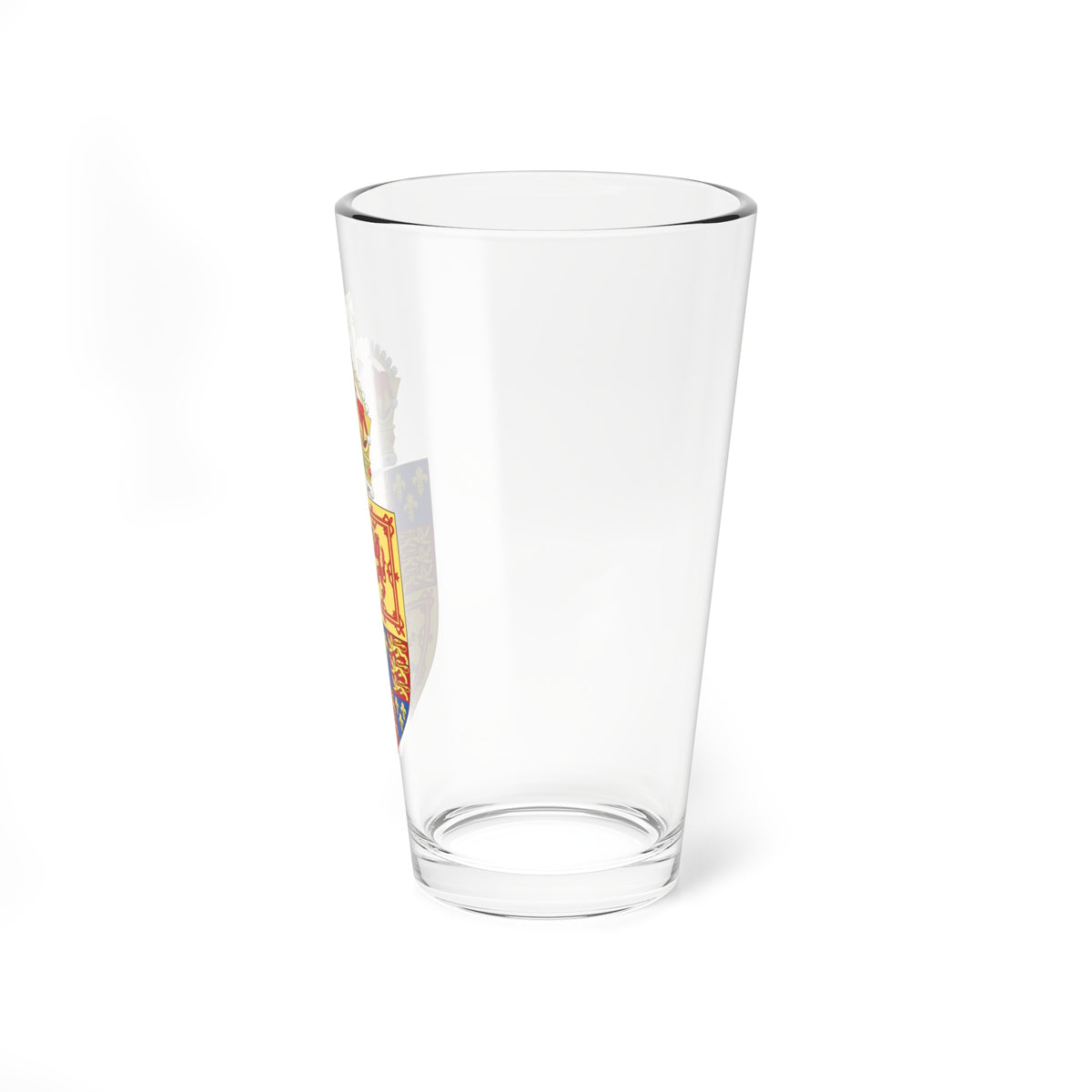 Provisional Royal Coat of Arms of James I 1603 Second design (United Kingdom) (Coat of Arms) Pint Glass 16oz