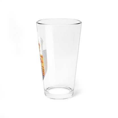 Provisional Royal Coat of Arms of James I 1603 Second design (United Kingdom) (Coat of Arms) Pint Glass 16oz