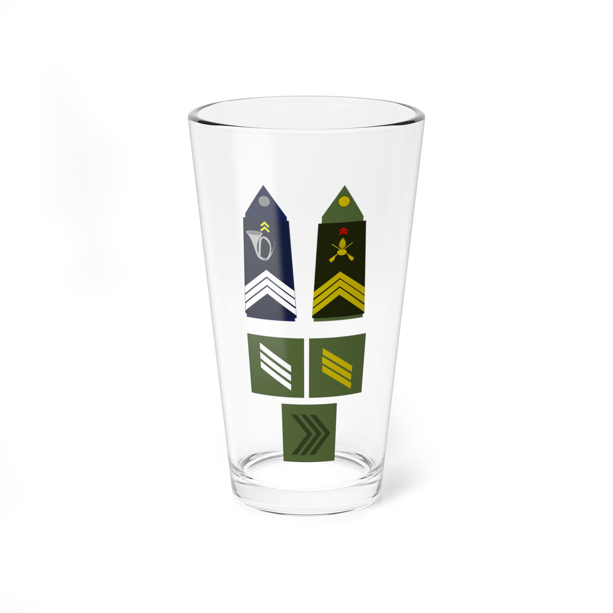 Army FRA OR 06 alt (Military Rank) Pint Glass 16oz