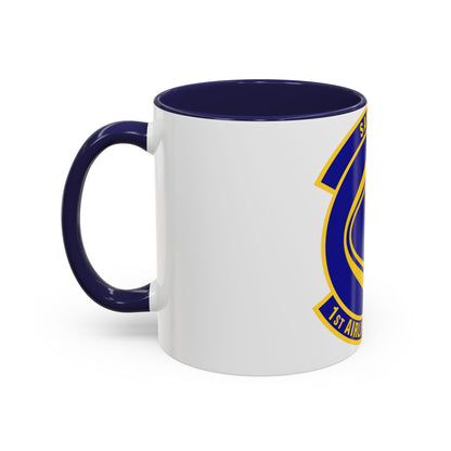 1st Airlift Squadron (U.S. Air Force) Accent Coffee Mug