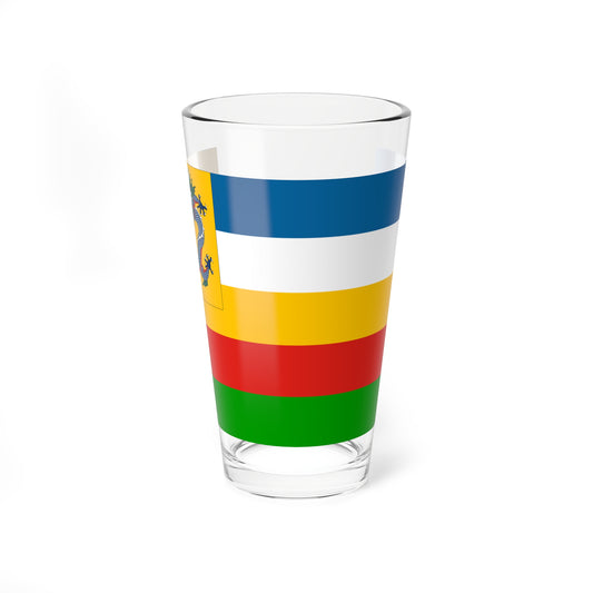 Imperial Chinese Navy Squadron Commanders Flag 1905-1909 (China) Pint Glass 16oz