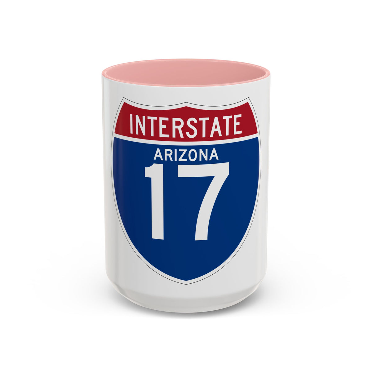 Interstate 17 (U.S. Highways) Accent Coffee Mug