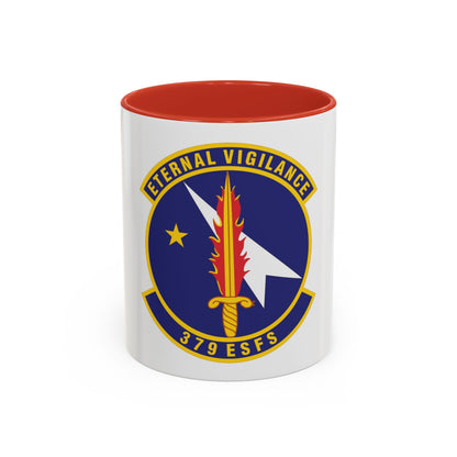 379th Expeditionary Security Forces Squadron (U.S. Air Force) Accent Coffee Mug