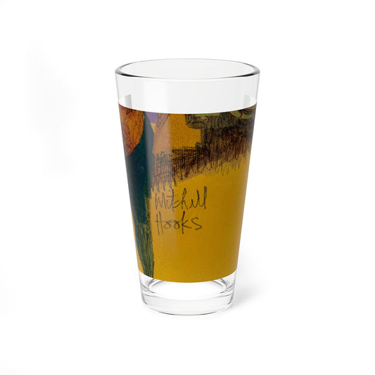 Lew Archer  The Wycherly Woman, paperback cover (Bantam Books, 1978)_ signature - Pint Glass 16oz