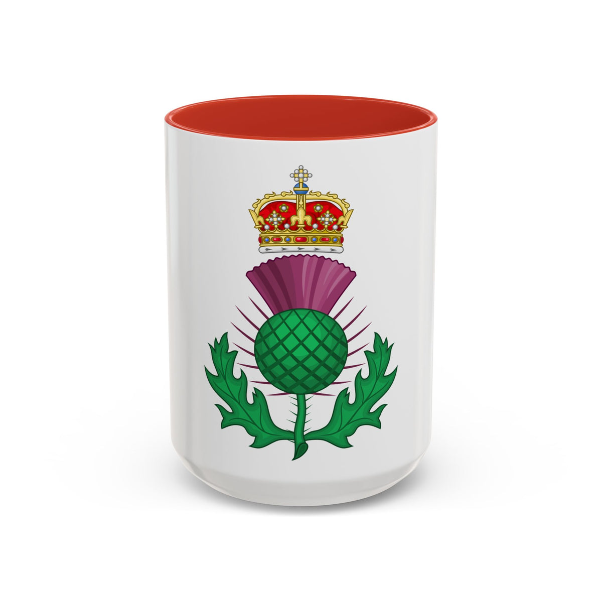 Thistle Royal Badge of Scotland - Accent Coffee Mug