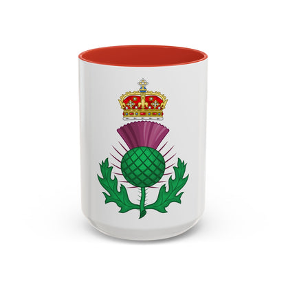 Thistle Royal Badge of Scotland - Accent Coffee Mug