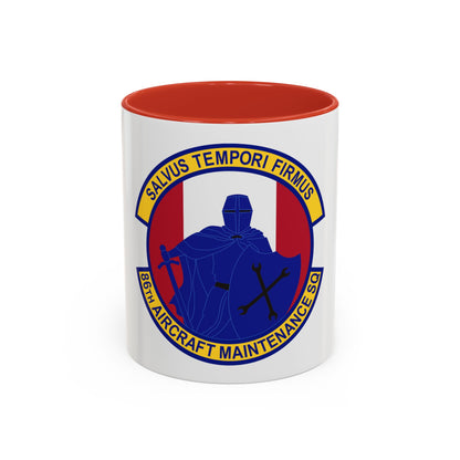 86th Aircraft Maintenance Squadron (U.S. Air Force) Accent Coffee Mug