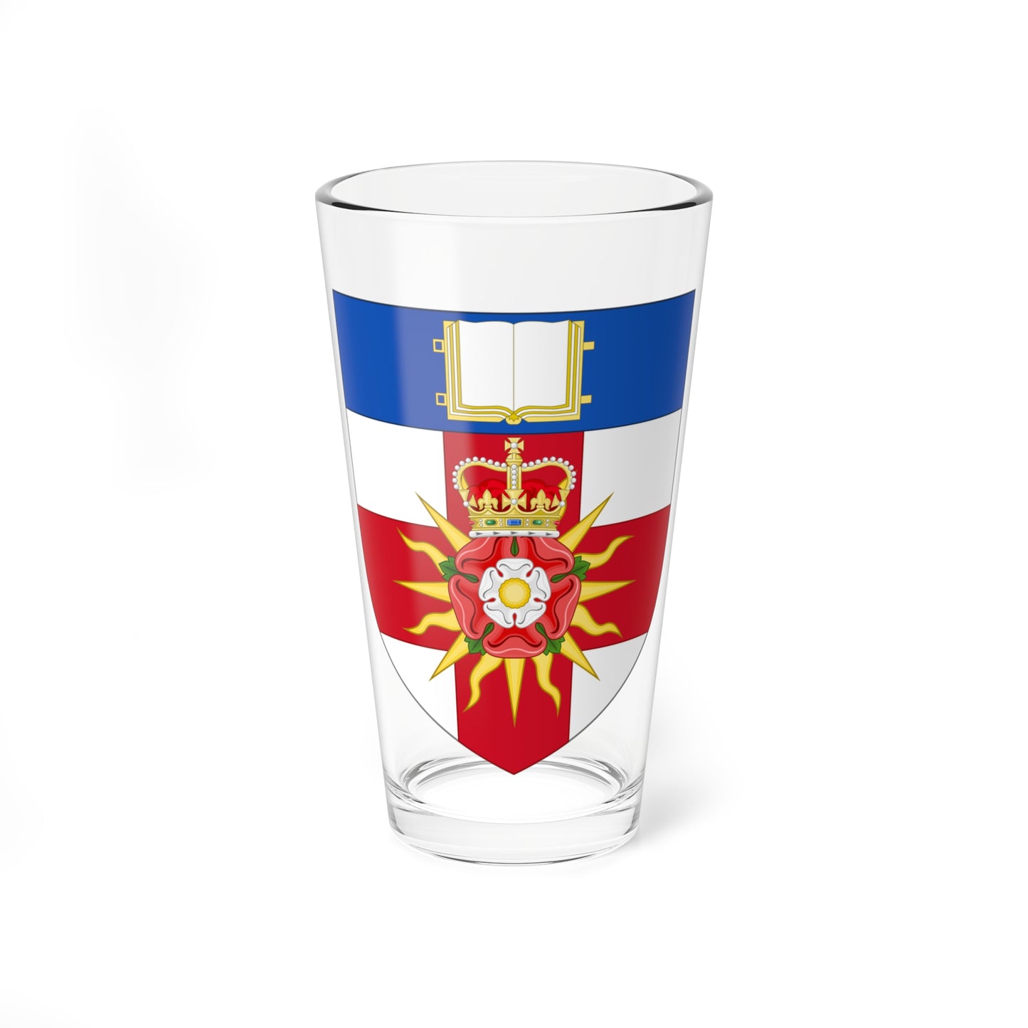 University of London arms (United Kingdom) (Coat of Arms) Pint Glass 16oz