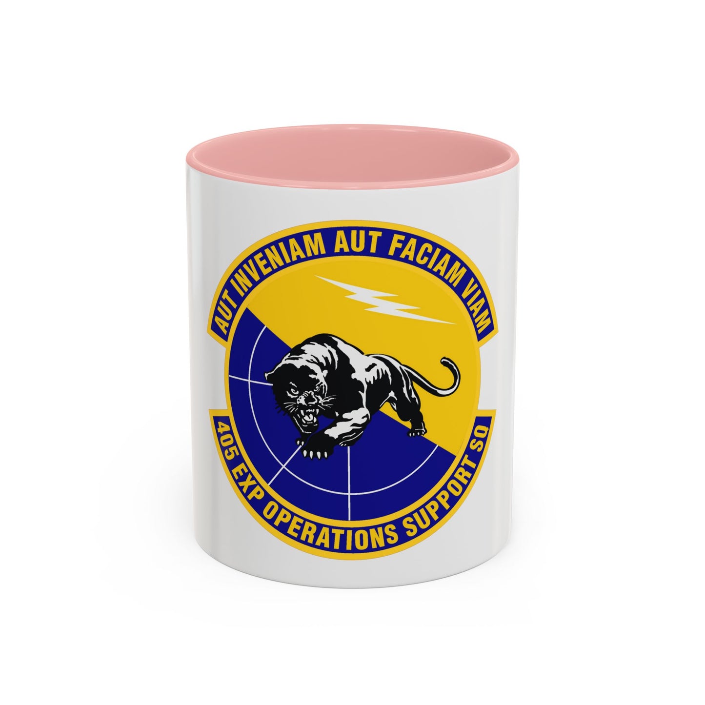405th Expeditionary Operations Support Squadron (U.S. Air Force) Accent Coffee Mug