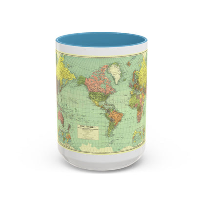 World Map (1932) (Map) Accent Coffee Mug