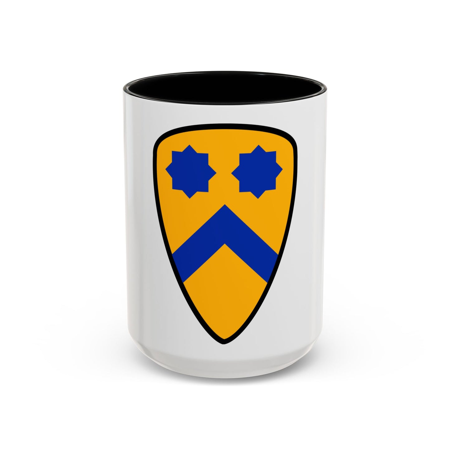 US 2nd Cavalry Division (U.S. Army) Accent Coffee Mug
