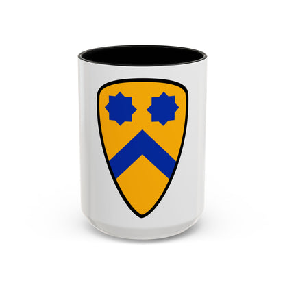 US 2nd Cavalry Division (U.S. Army) Accent Coffee Mug