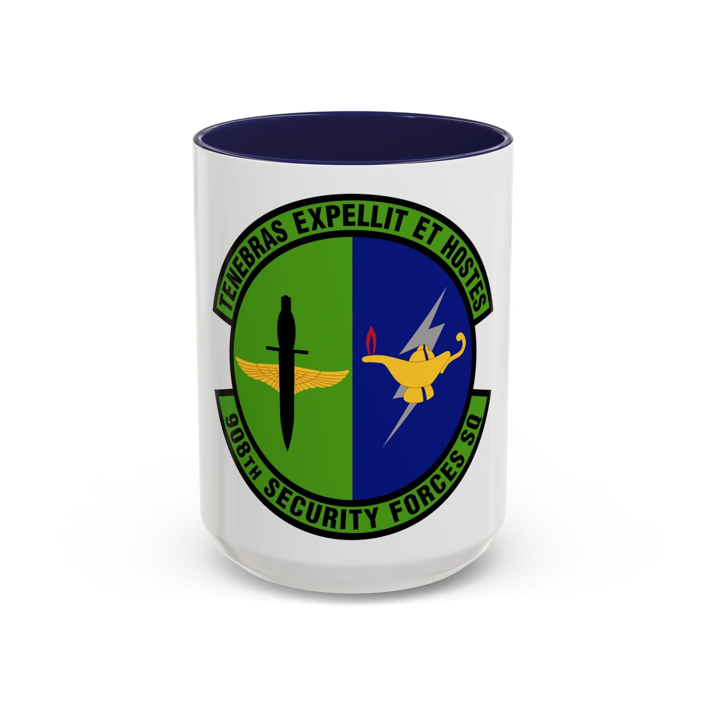 908th Security Forces Squadron (U.S. Air Force) Accent Coffee Mug