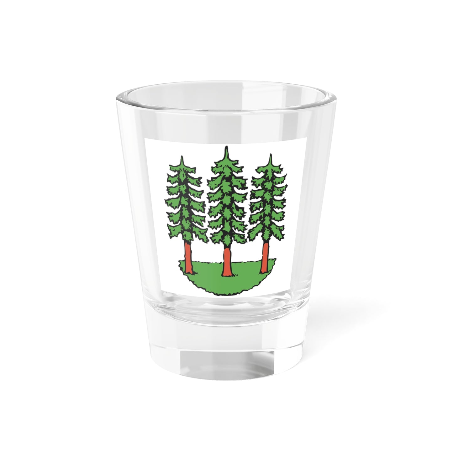 CHE Wald ZH 1926 Flag (Switzerland) Shot Glass 1.5oz