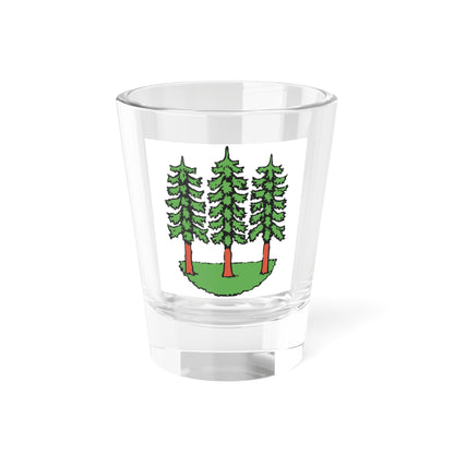 CHE Wald ZH 1926 Flag (Switzerland) Shot Glass 1.5oz