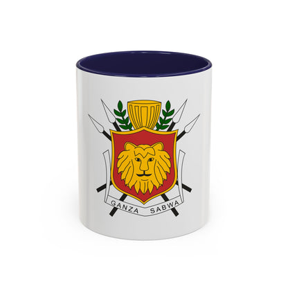 Coat of arms of the Kingdom of Burundi - Accent Coffee Mug