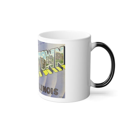 Greetings from Lewistown Illinois (Greeting Postcards) Color Changing Mug 11oz