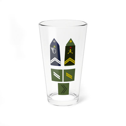 Army FRA OR 05 alt (Military Rank) Pint Glass 16oz