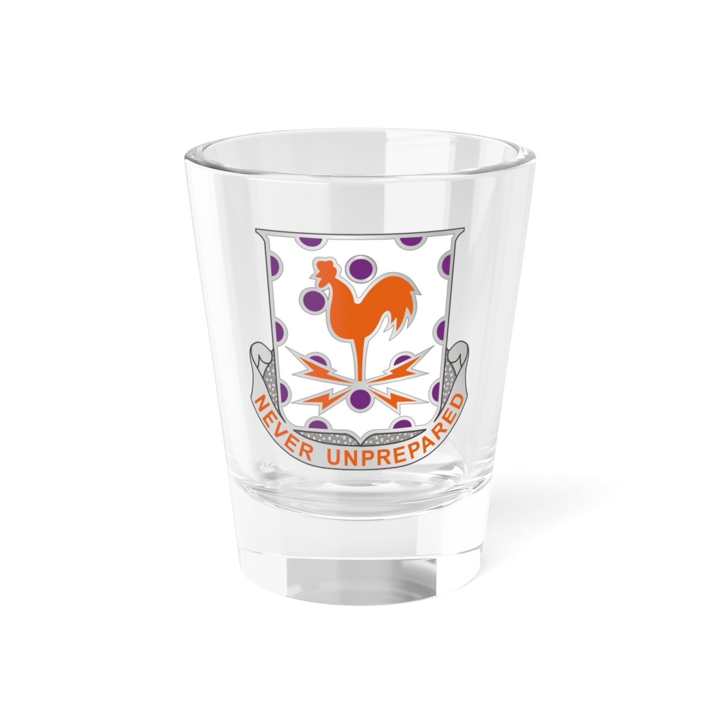 Verre à liqueur du 25e bataillon de transmission (armée américaine) 1,5 oz