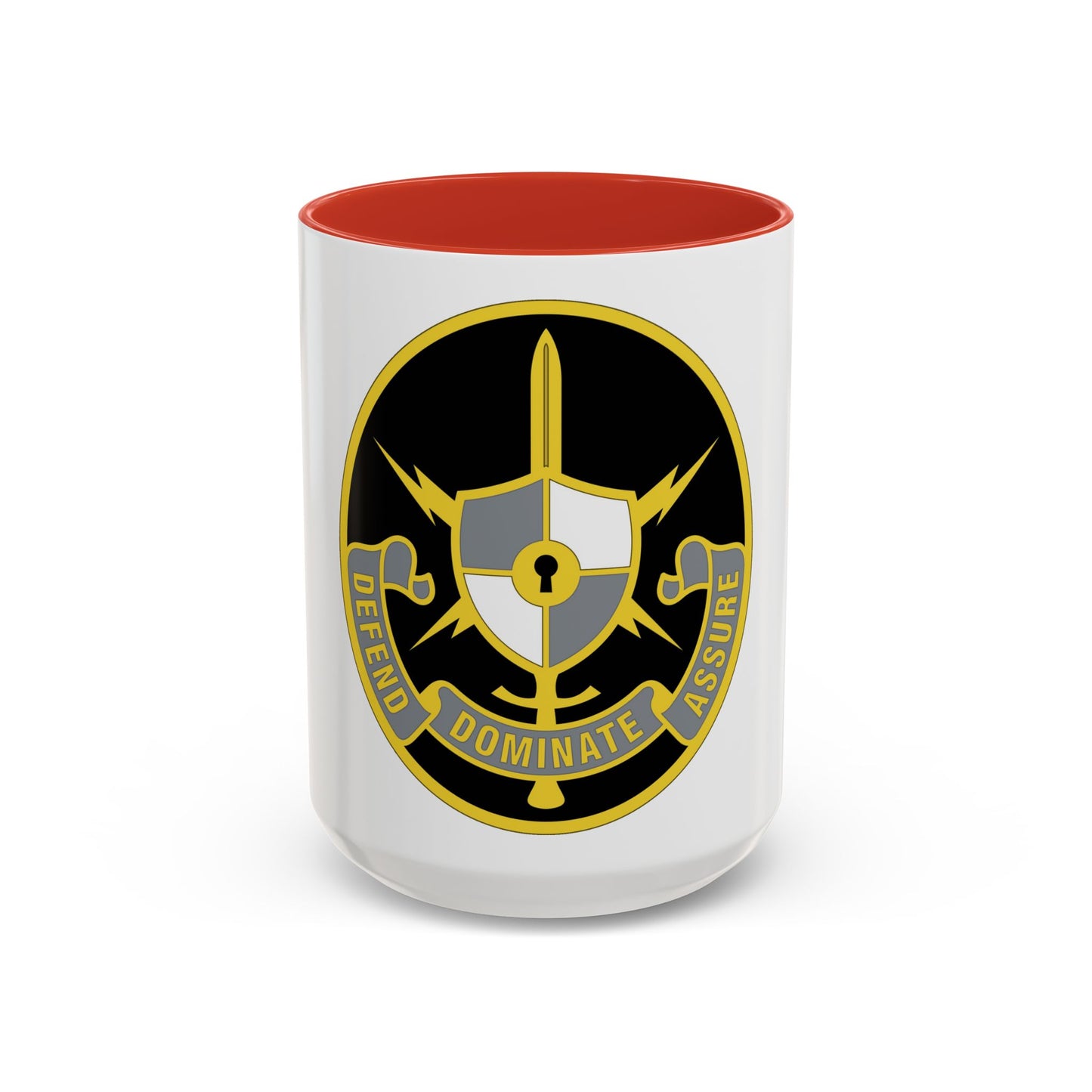 United States Cyber School 2 (U.S. Army) Accent Coffee Mug