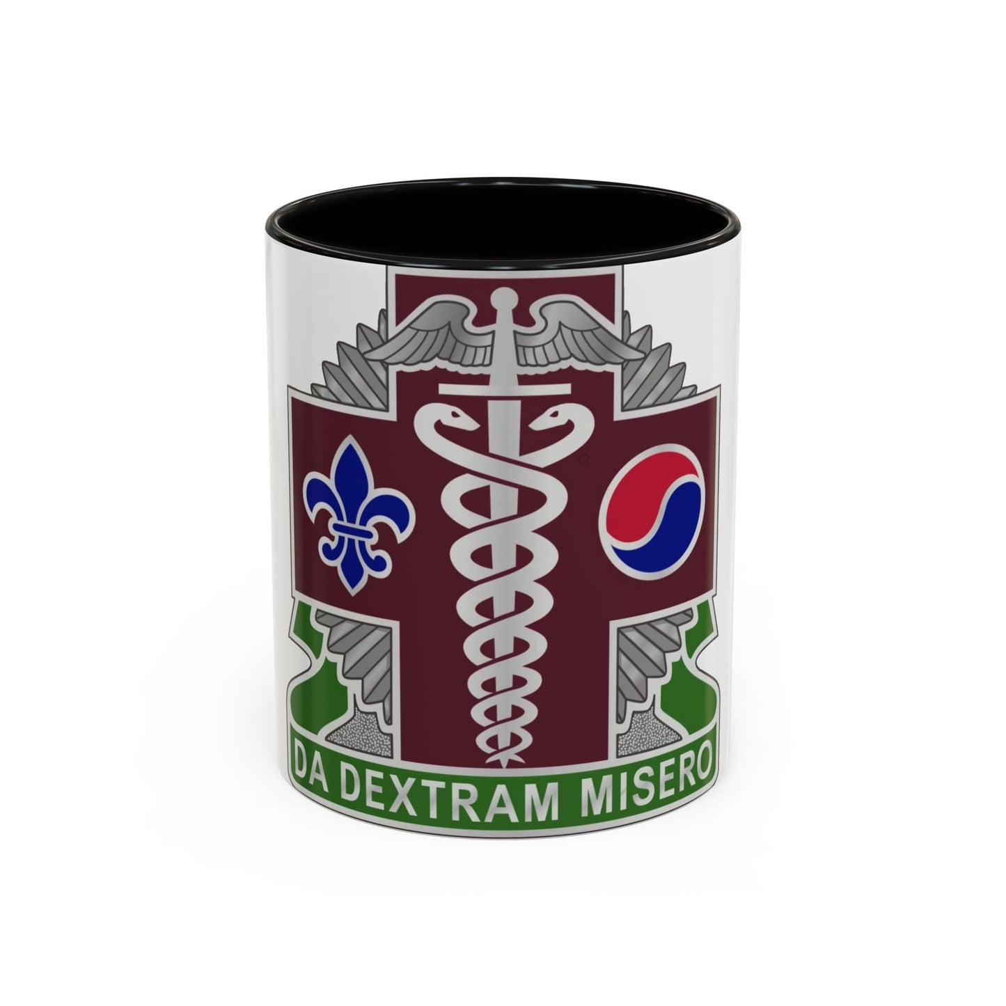 65 Medical Brigade 2 (U.S. Army) Accent Coffee Mug